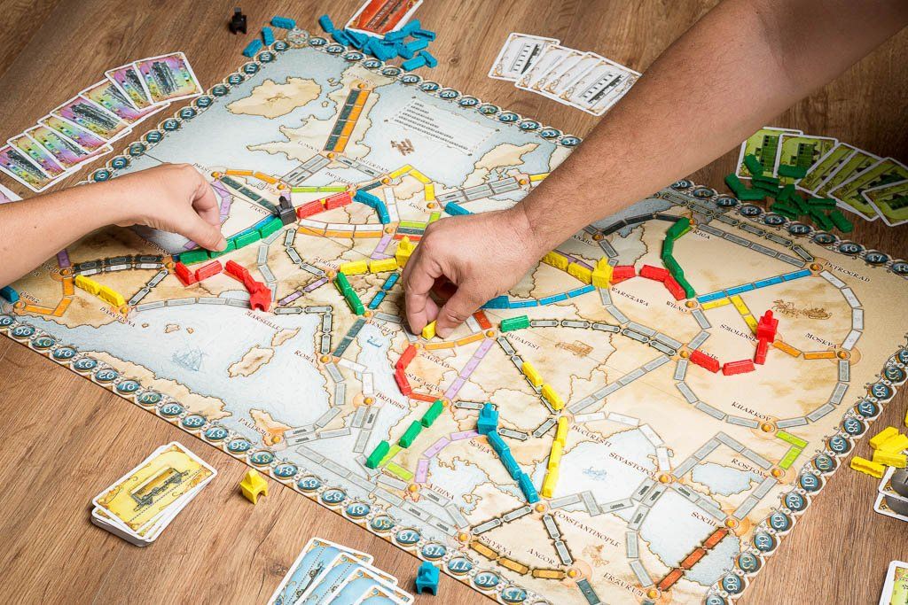 Aventureros al tren Europa 2, tipos de juegos de mesa