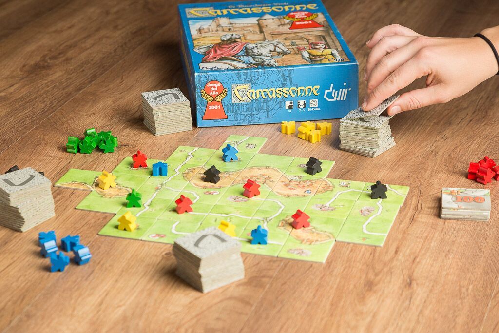 Carcassonne, uno de los juegos de mesa para adultos