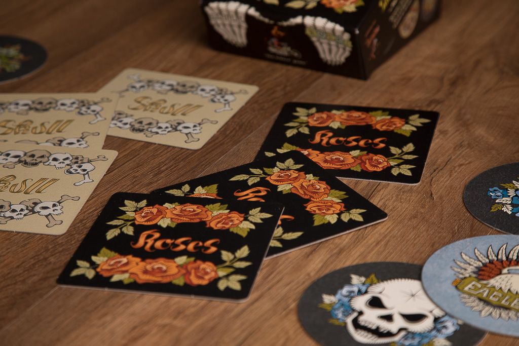 Skull and roses, juegos de mesa para meriendas con amigas