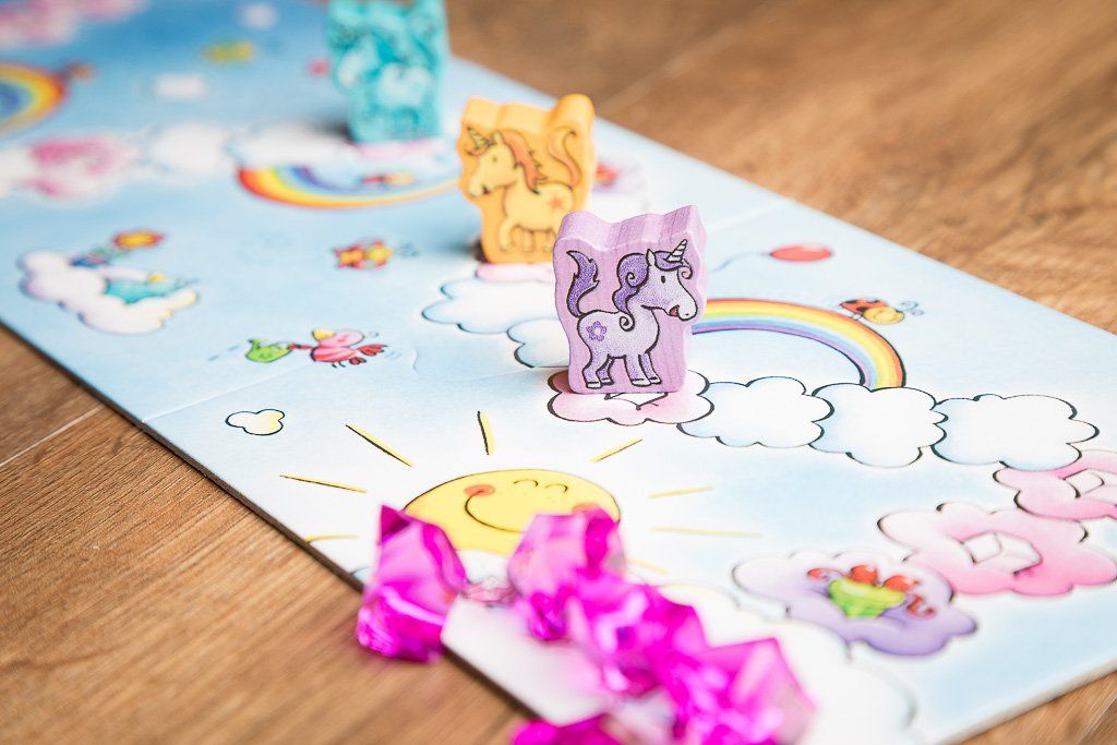 Unicornio destello, juegos de mesa para niñas