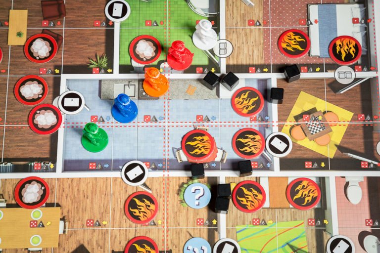 ¡Rescate! Juego de mesa cooperativo Apagando fuegos